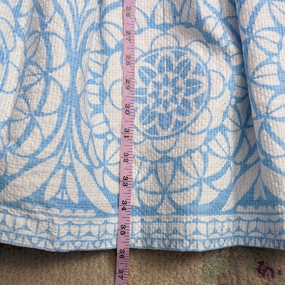 Just Taylor Blue Floral Fit & Flare Tea Dress - Picture 10 of 10